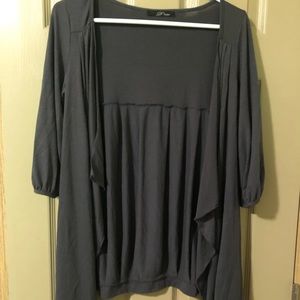 B’leev grey cardigan